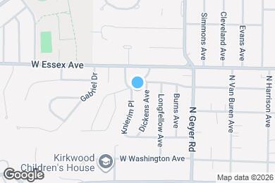Map image of the property - 516 Goethe Ave