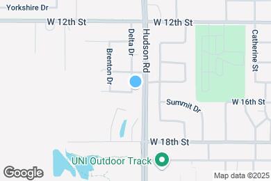 Map image of the property - 1502 Delta Dr