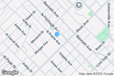 Map image of the property - 1802 N Prairie Ave