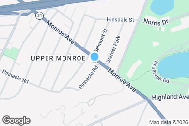 Map image of the property - 1115 Monroe Ave