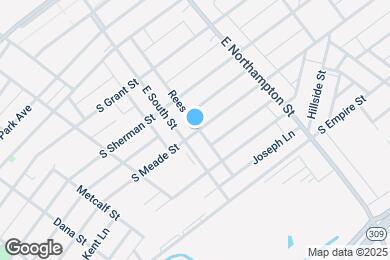 Map image of the property - 191 S Meade St