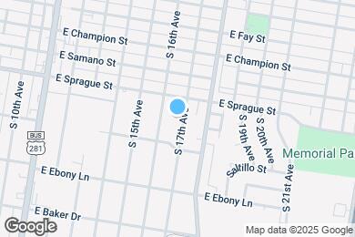 Map image of the property - 823 S 17th Ave