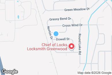 Map image of the property - 1413 Dowell St