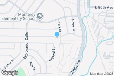 Map image of the property - 2300 E 84th Ave