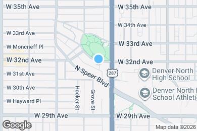 Map image of the property - 3050 West 32nd Avenue