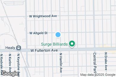 Map image of the property - 2440 N Hamlin Ave