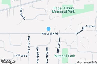 Map image of the property - 9725 NW Leahy Rd