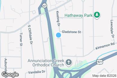 Map image of the property - 320 Keating Dr