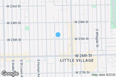 Map image of the property - 3248 W 25th St