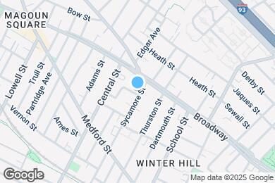 Map image of the property - 162 Sycamore St