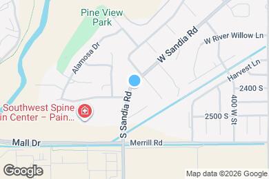 Map image of the property - 2353 S Sandia Rd