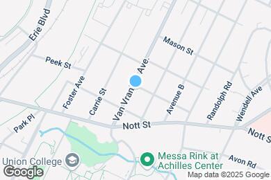 Map image of the property - 1584 Van Vranken Ave