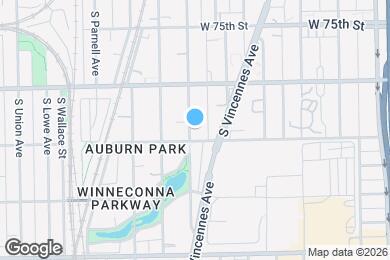 Map image of the property - 7643 S Stewart Ave Chicago, IL 60620