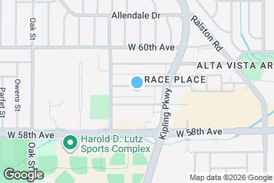 Map image of the property - 10322 W 59th Ave