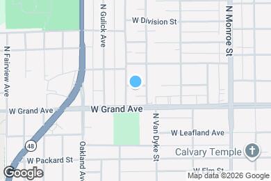 Map image of the property - 941 W Waggoner St