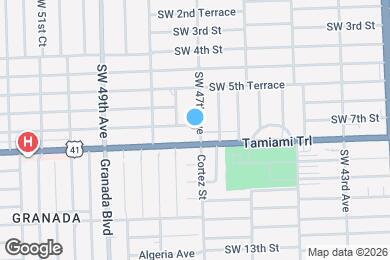 Map image of the property - 4700 SW 7th St