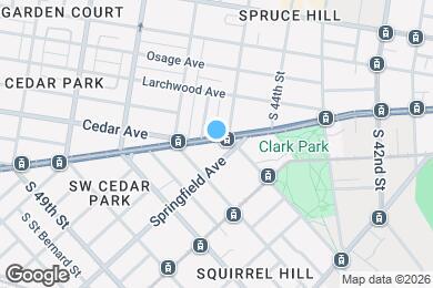 Map image of the property - 4514 Baltimore Ave