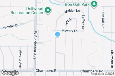 Map image of the property - 10140 Dellridge Ln