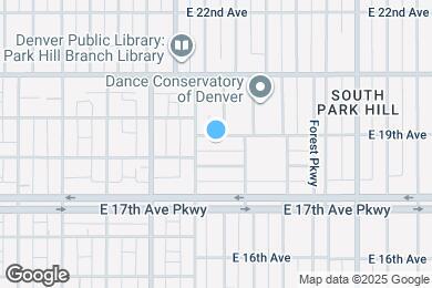 Map image of the property - 4828 E 19th Ave