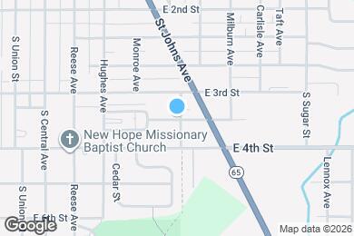 Map image of the property - 631 Hope St