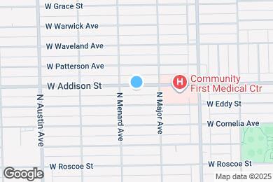 Map image of the property - 5735 W Addison St