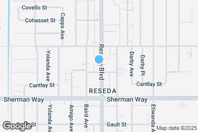 Map image of the property - 7313 Reseda Blvd