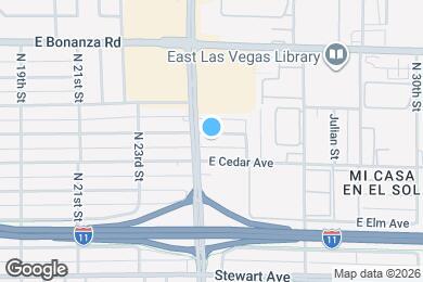 Map image of the property - 2508 E Mesquite Ave