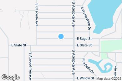 Map image of the property - 6188 E Sage St