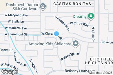 Map image of the property - 13350 W Rose Ln