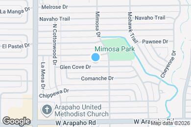 Map image of the property - 1308 Glen Cove Dr