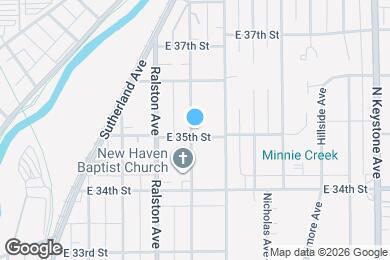 Map image of the property - 1902 E 35th St
