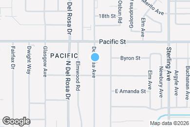 Map image of the property - 6989 Del Rosa Ave