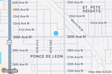 Map image of the property - 2846 30th Ave N