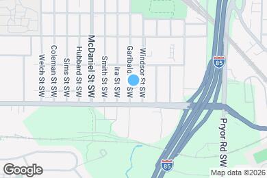 Map image of the property - 1166 Garibaldi St SW