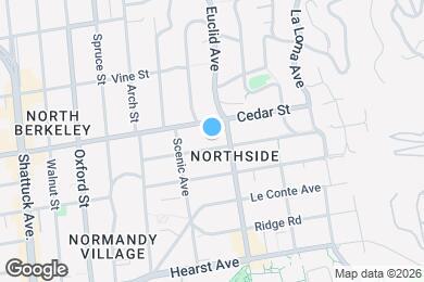 Map image of the property - 2459 Hilgard Ave