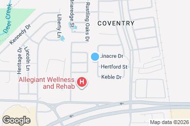 Map image of the property - 12136 Worchester Dr