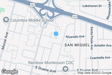 Map image of the property - 617 Arcadia Ter