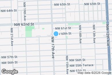 Map image of the property - 1637 NW 59th St