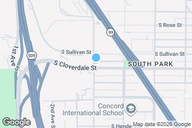 Map image of the property - 502 S Cloverdale St