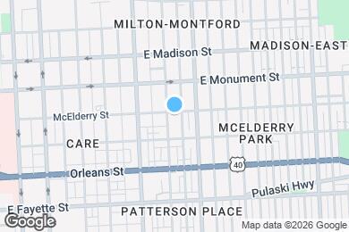 Map image of the property - 2409 McElderry St