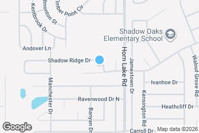 Map image of the property - 4141 Shadow Ridge Dr