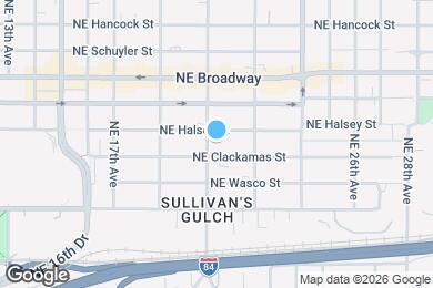 Map image of the property - 1436 NE 21st Ave