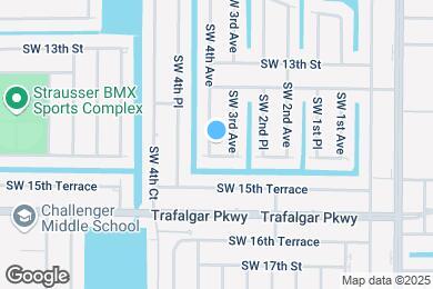 Map image of the property - 1417 SW 4th Ave
