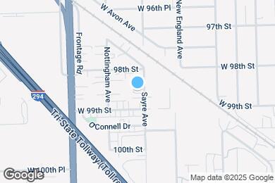 Map image of the property - 9826 Sayre Ave