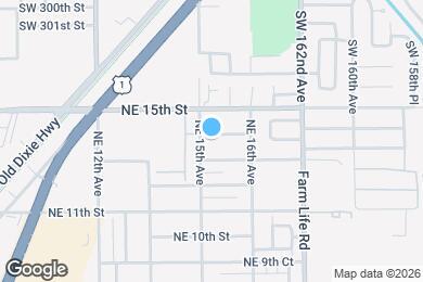 Map image of the property - 1520 NE 14th St