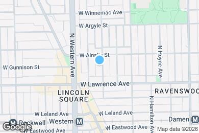 Map image of the property - 4836 N Oakley Ave