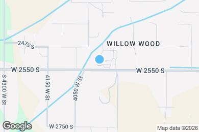 Map image of the property - 3964 W 2550 S
