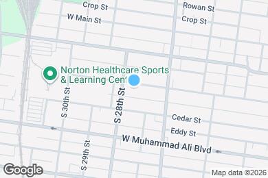 Map image of the property - 2718 W Jefferson St