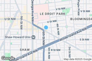 Map image of the property - 539 Florida Ave NW