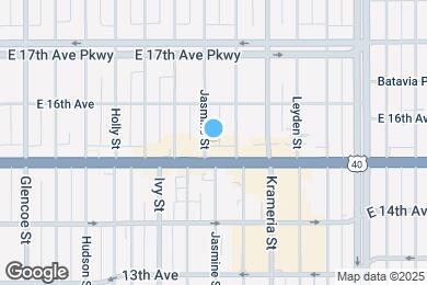 Map image of the property - 1524 Jasmine St